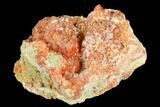 Red-Orange Stilbite Crystal Cluster with Laumontite - Peru #173297-1